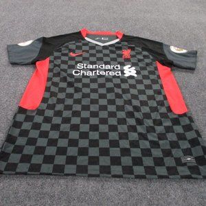 Liverpool Jersey Adult XXL Gray Nike LFC Anfield England Away #5 Wijnaldum Mens